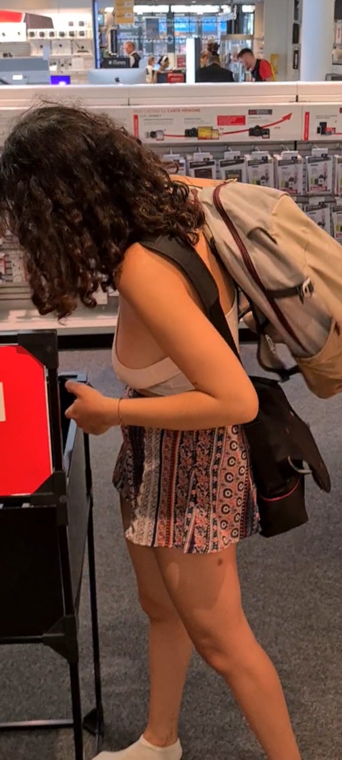 Zeliha FN young whore in public shop sexy side-boob and nipple, hot slut #FkwomltR