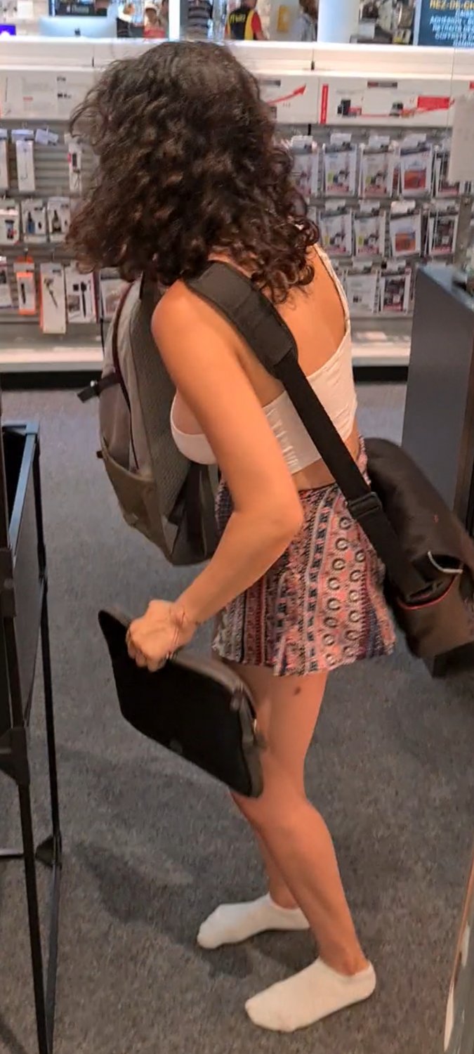 Zeliha FN young whore in public shop sexy side-boob and nipple, hot slut #R2hUQfWA